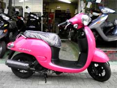 Hondaの原付スクーターの新色のピンクのジョルノが入荷しました スクーター専門店バイクショップ ハタノ